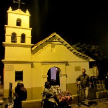 Plaza del Chorro de Quevedo in Bogota's quarter Candelaria - Probaby the place where Bogota had been founded